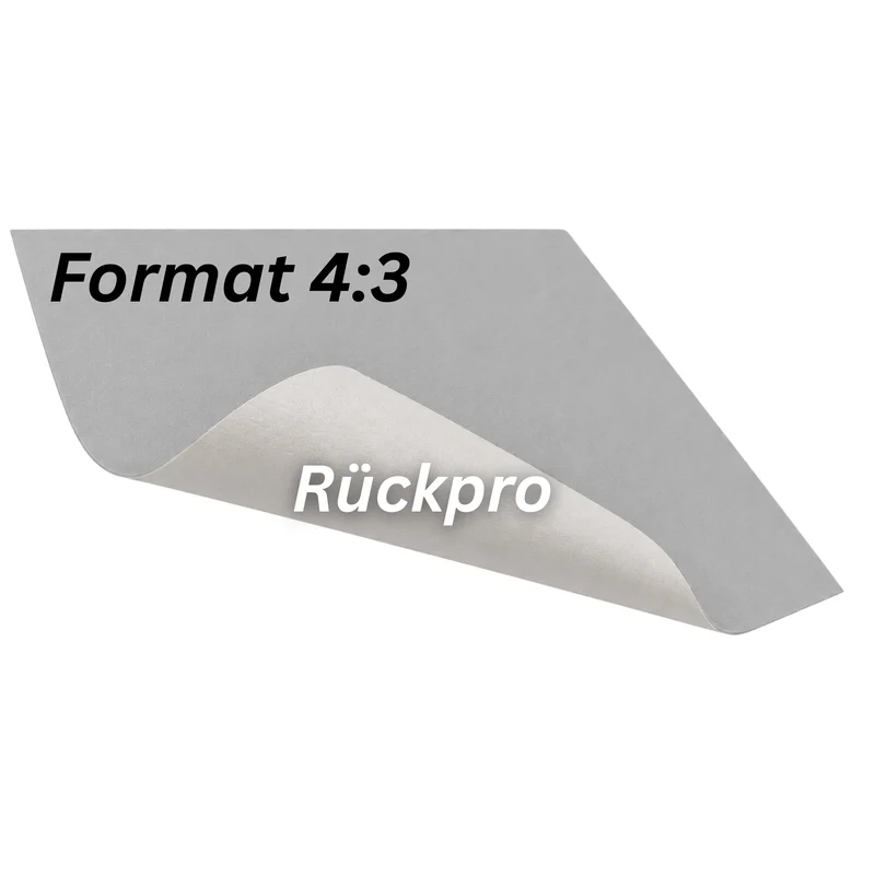Leinwandtuch Rückprojektion konfektioniert Format 4:3