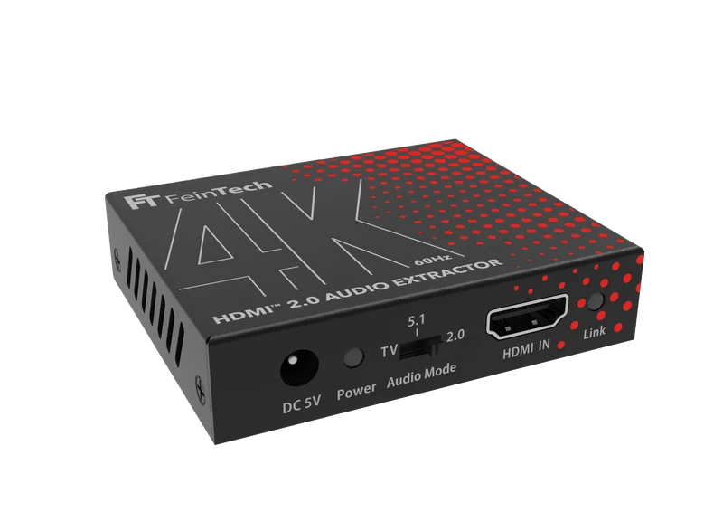 AX200 HDMI 2.0 Audio Extractor (Toslink & Aux) | 4K 60Hz