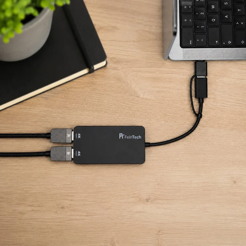 CX210 USB auf HDMI Adapter für 2 Monitore mit 2x 4K 60Hz und DisplayLink