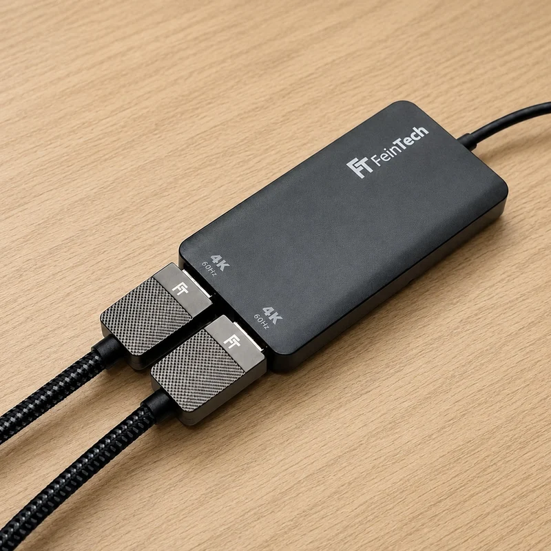 CX210 USB auf HDMI Adapter für 2 Monitore mit 2x 4K 60Hz und DisplayLink