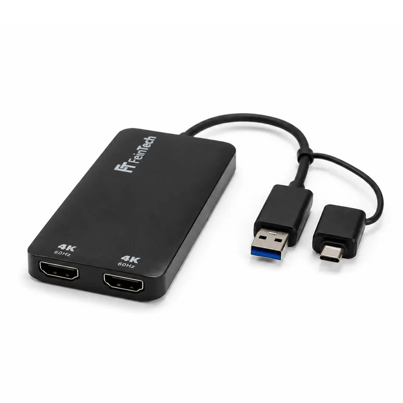 CX210 USB auf HDMI Adapter für 2 Monitore mit 2x 4K 60Hz und DisplayLink