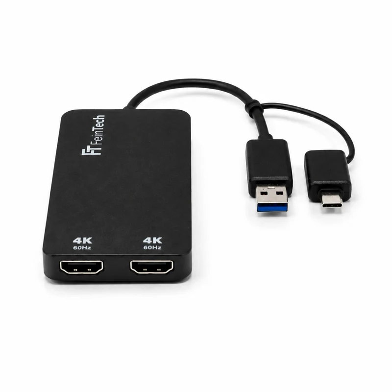 CX210 USB auf HDMI Adapter für 2 Monitore mit 2x 4K 60Hz und DisplayLink