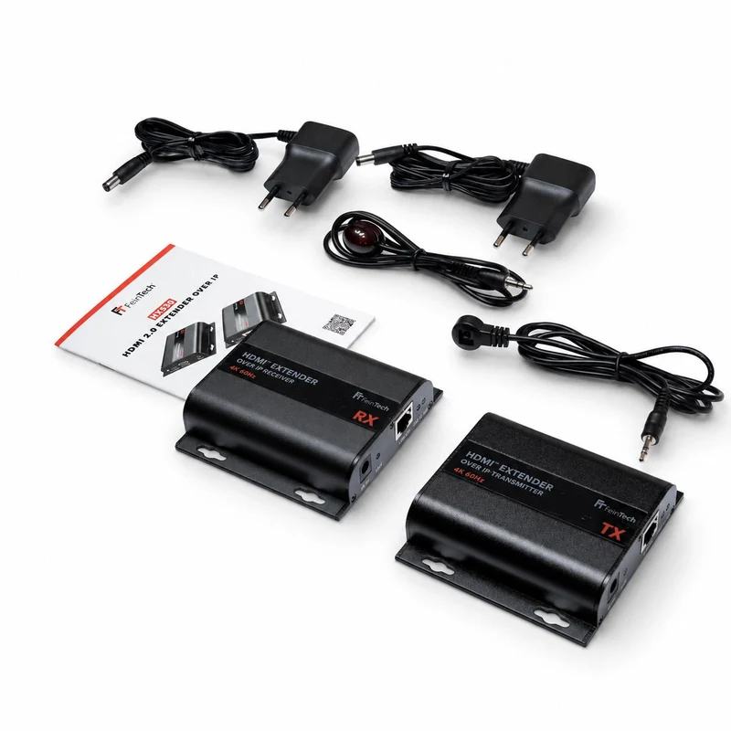 HX530 HDMI over IP Extender Set für 4K 60Hz mit AV-over-IP und bis zu 253 Geräten