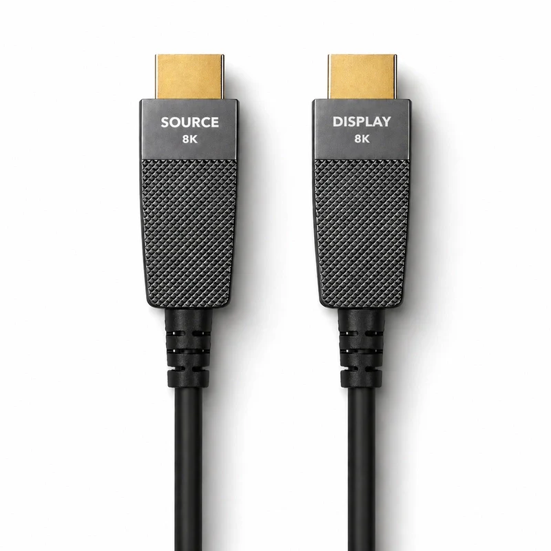 ProAqtive HDMI Glasfaser-Hybridkabel 48 Gbit/s für 8K 60Hz und 4K 240Hz mit HDMI 2.1 Unterstützung, eARC und CEC