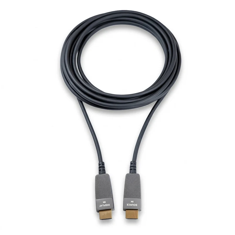 ProAqtive HDMI Glasfaser-Hybridkabel 48 Gbit/s für 8K 60Hz und 4K 240Hz mit HDMI 2.1 Unterstützung, eARC und CEC