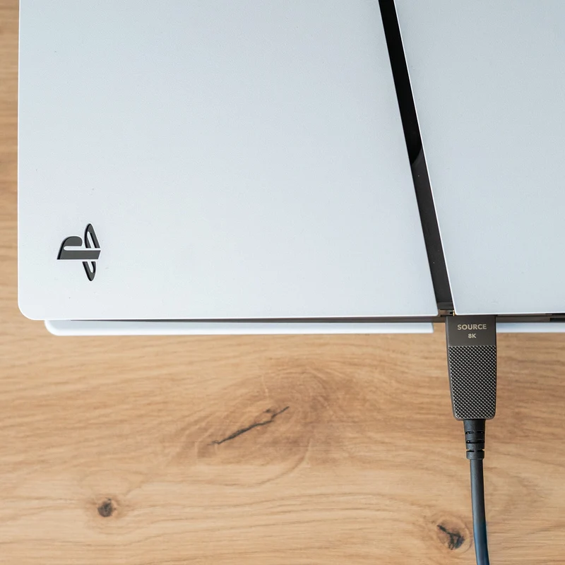 ProAqtive HDMI Glasfaser-Hybridkabel 48 Gbit/s für 8K 60Hz und 4K 240Hz mit HDMI 2.1 Unterstützung, eARC und CEC