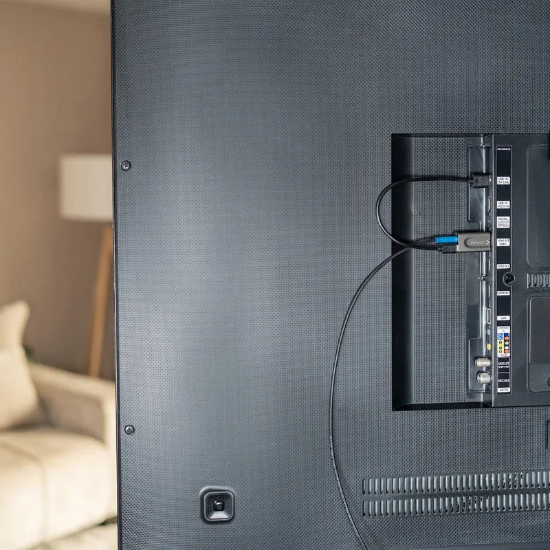 ProFibre HDMI Glasfaserkabel 8K 60Hz / 4K 120Hz | Armored MPO Pure Fibre Kabel | Abnehmbare Stecker | 48 Gbps | eARC | CEC