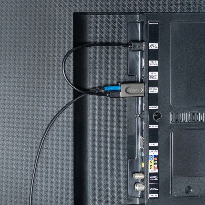 ProFibre HDMI Glasfaserkabel 8K 60Hz / 4K 120Hz | Armored MPO Pure Fibre Kabel | Abnehmbare Stecker | 48 Gbps | eARC | CEC