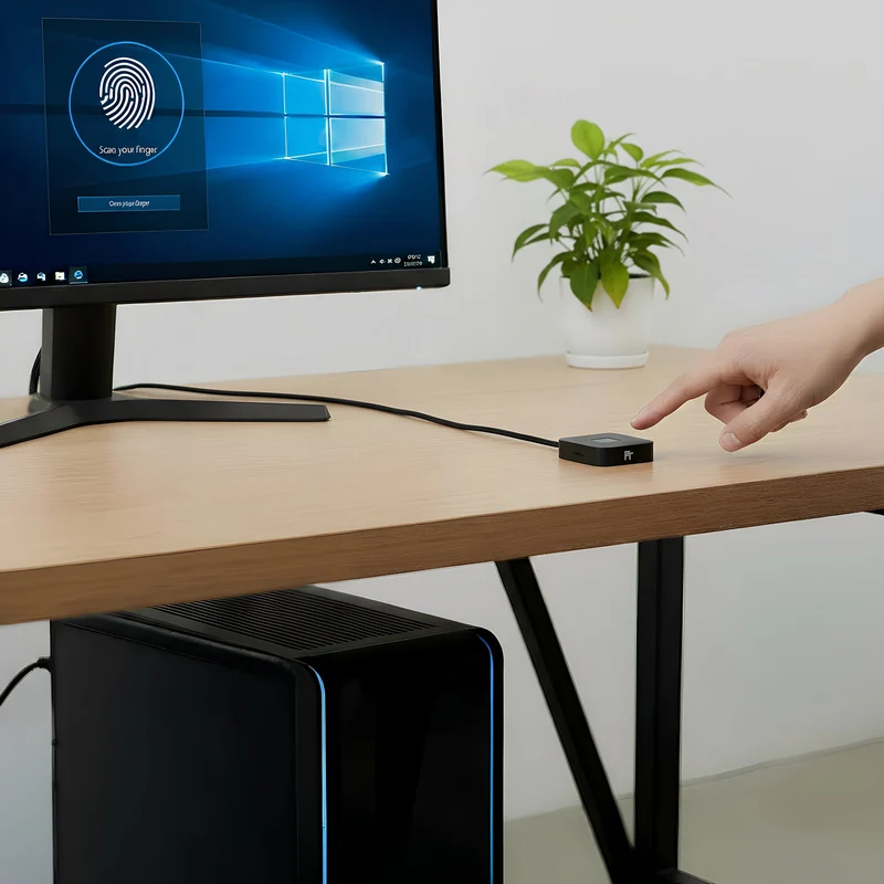 FPS400 Fingerabdruck-Sensor für Windows Hello mit USB 3.0 Hub