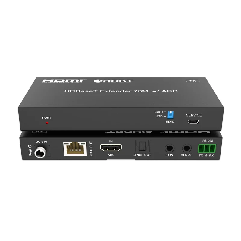 HX430 HDMI 2.0 Extender Over CAT 4K 60Hz mit ARC 70 m