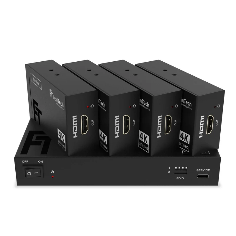 SX430 HDMI 2.0 Splitter 1 In 4 Out over CAT Extender 60m Loop Out 4K 60Hz