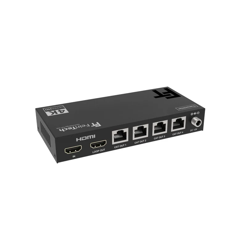 SX430 HDMI 2.0 Splitter 1 In 4 Out over CAT Extender 60m Loop Out 4K 60Hz