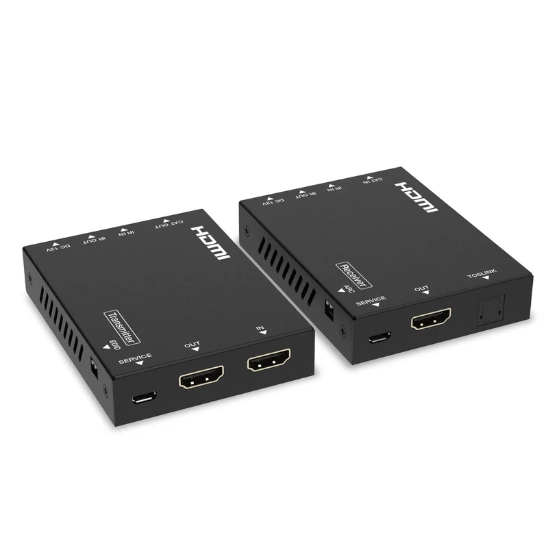 HX230 HDMI 2.0 over Lan Extender | 4K 60Hz | 70 m | Audio-Extractor (Optical)