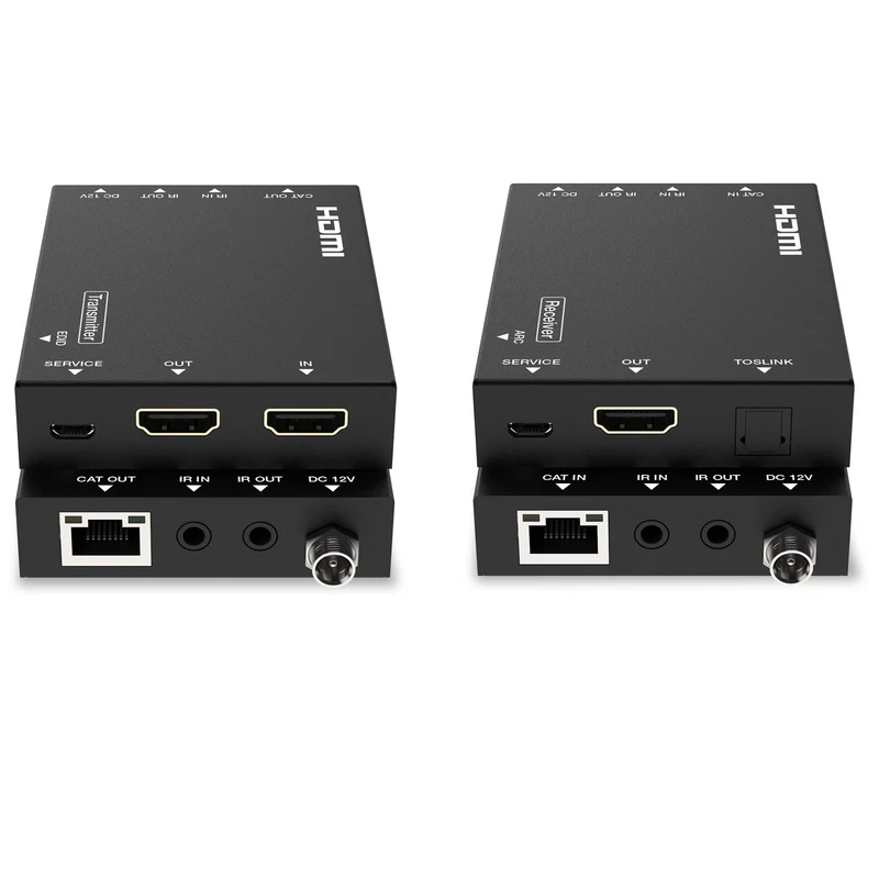 HX230 HDMI 2.0 over Lan Extender | 4K 60Hz | 70 m | Audio-Extractor (Optical)