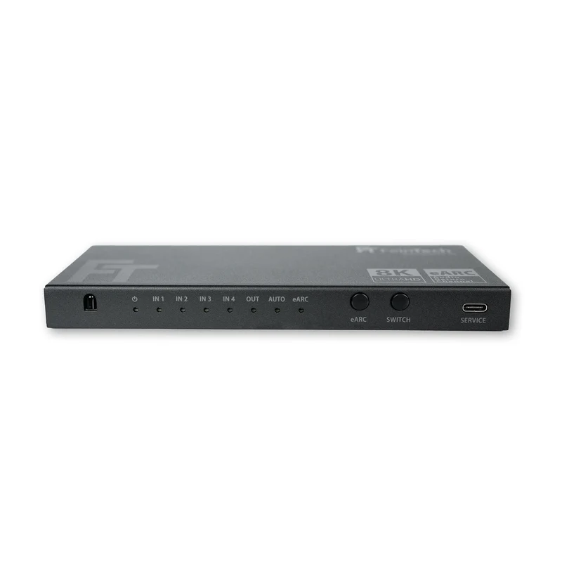 AX340 HDMI 2.1 eARC Pass Switch 4 In 1 Out für eARC-Soundbar | 4K 120Hz | eARC
