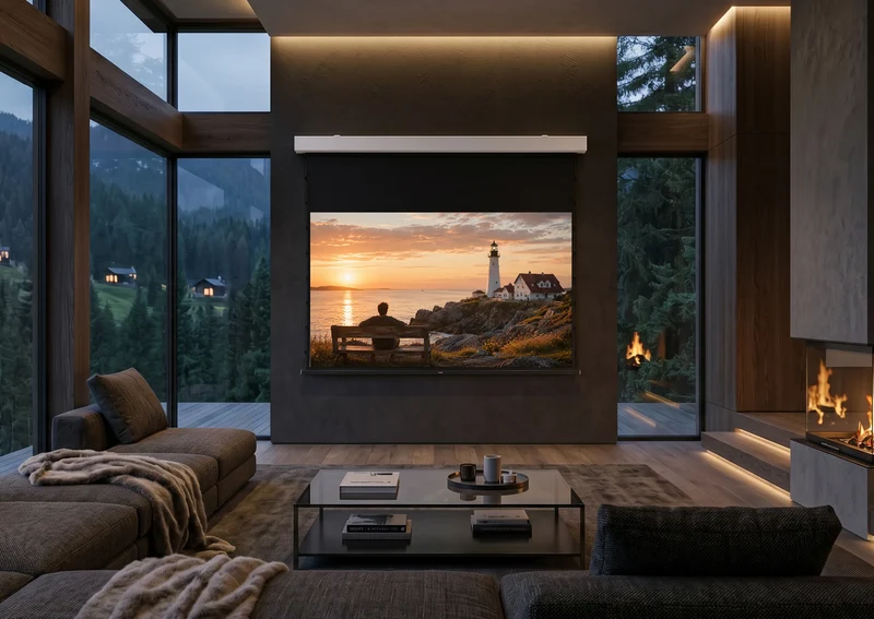 celexon 4K Pro MWHT Premium Plus Leinwand Motor Tension
