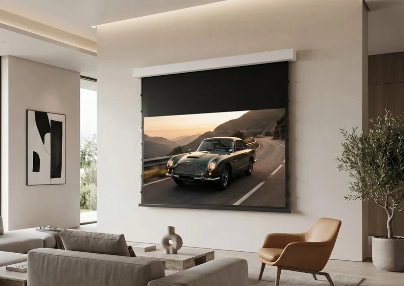 celexon DARKVISION ALR Premium Plus Leinwand Motor Tension