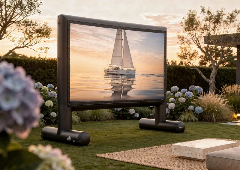 celexon aufblasbare Outdoor-Leinwand Professional INF