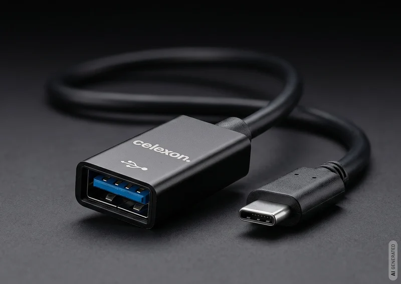 celexon USB-C auf USB-A M/F Adapter
