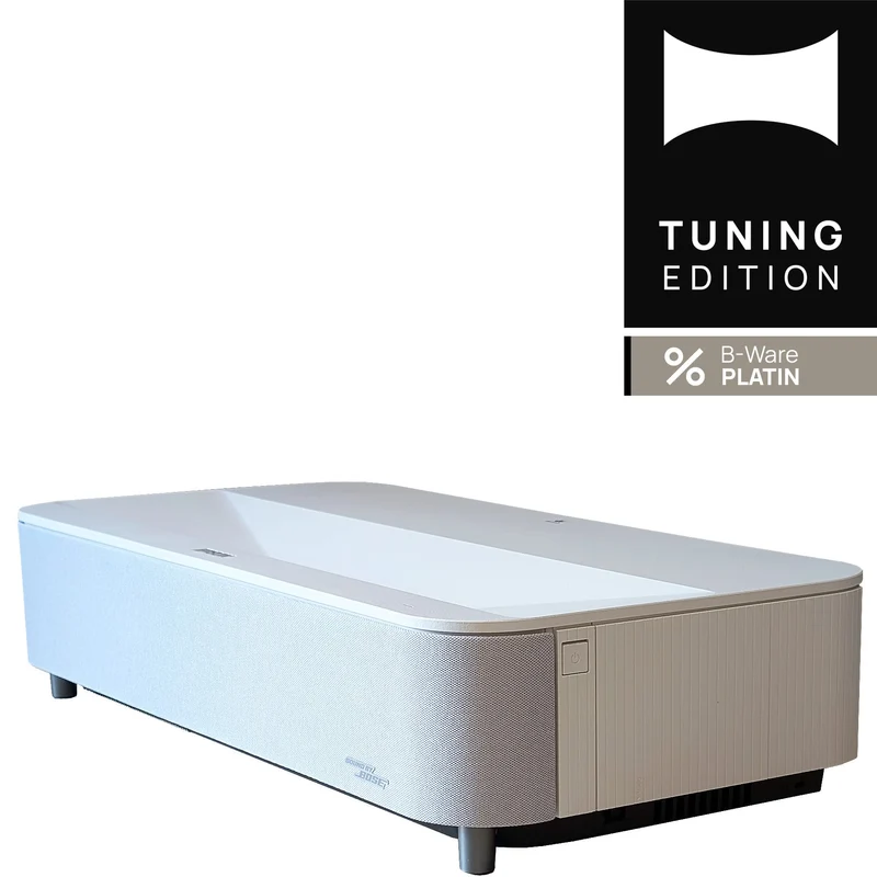 Epson Lifestudio Grand Plus EH-LS970W Ultrakurzdistanz-Smart-Laserprojektor mit Google TV - B-Ware Platin