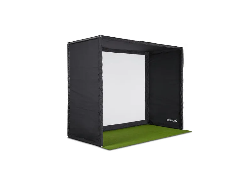 celexon Fairway Golf Simulator 400 x 250 x 150cm - Professional Leinwand Enclosure