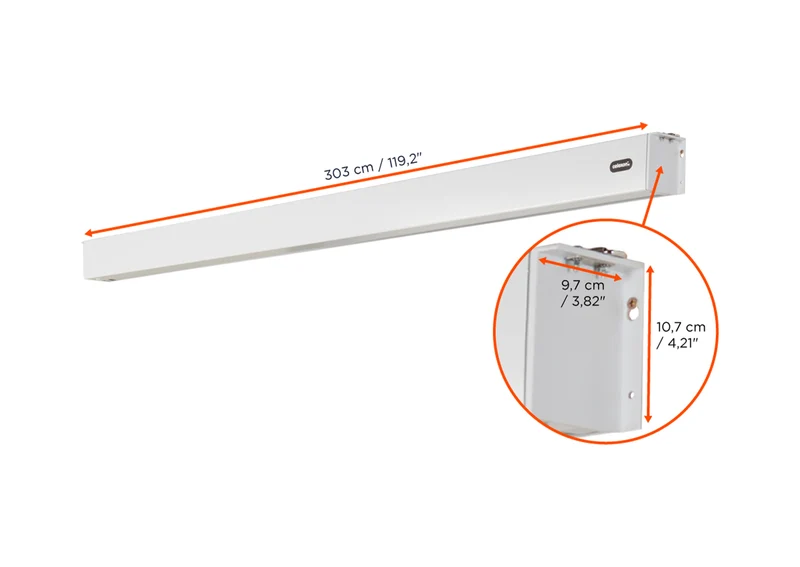 celexon Batterie Leinwand V2.0 Motor Professional Plus