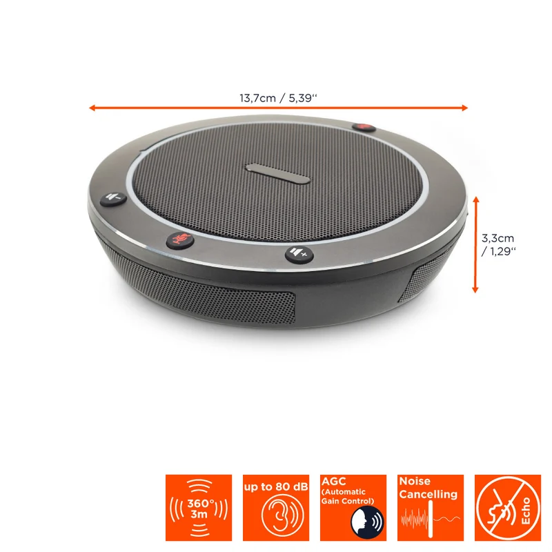 celexon PTZ Kamera Full HD Videokonferenzsystem VKS2040 mit 1920 x 1080 Full HD, 2,1 MP, 30 fps & 72°