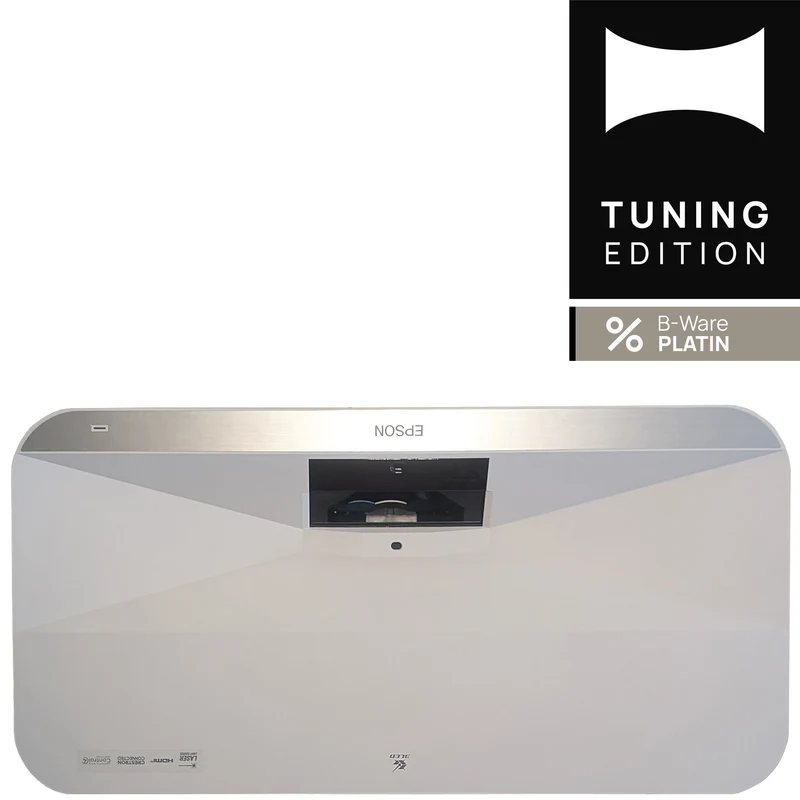 Epson EH-QS100W Beamer mit 4K PRO-UHD, 4500 Lumen und Superkurzdistanz-Technologie für beeindruckende Heimkino-Erlebnisse - B-Ware Platin