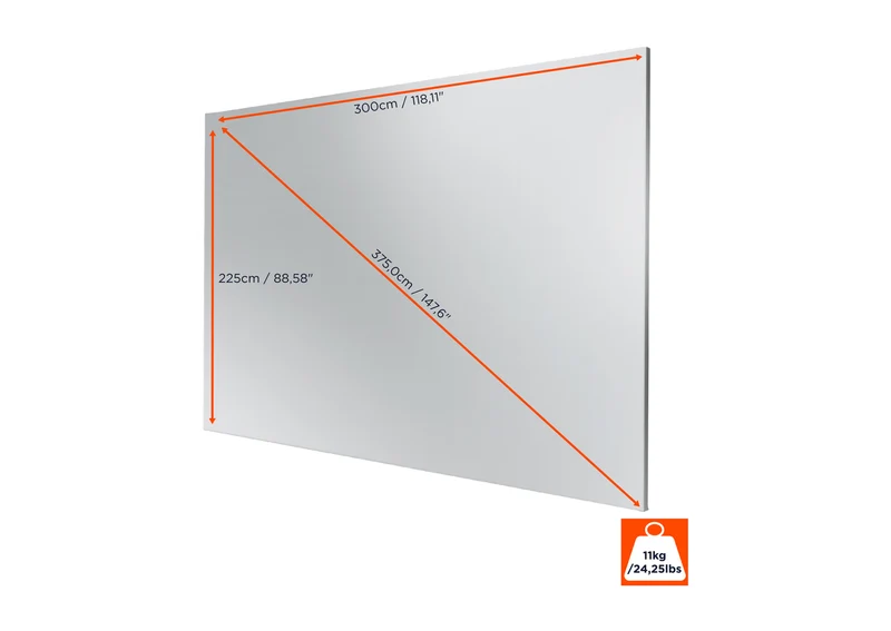 celexon Rahmenleinwand Expert PureWhite