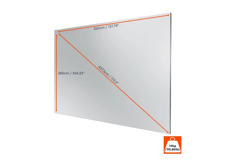 celexon Rahmenleinwand Expert PureWhite