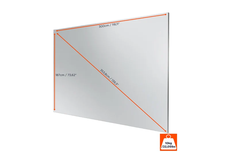 celexon Rahmenleinwand Expert PureWhite