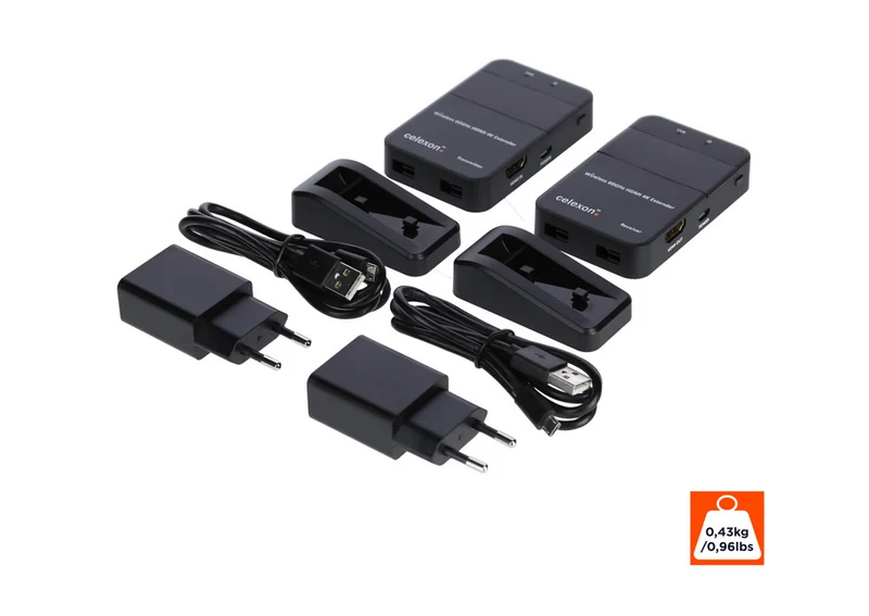 celexon Expert HDMI-Funk-Set WHD30M - 4K