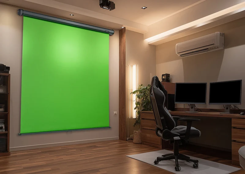celexon Rollo Chroma Key Green Screen 200 x 190cm