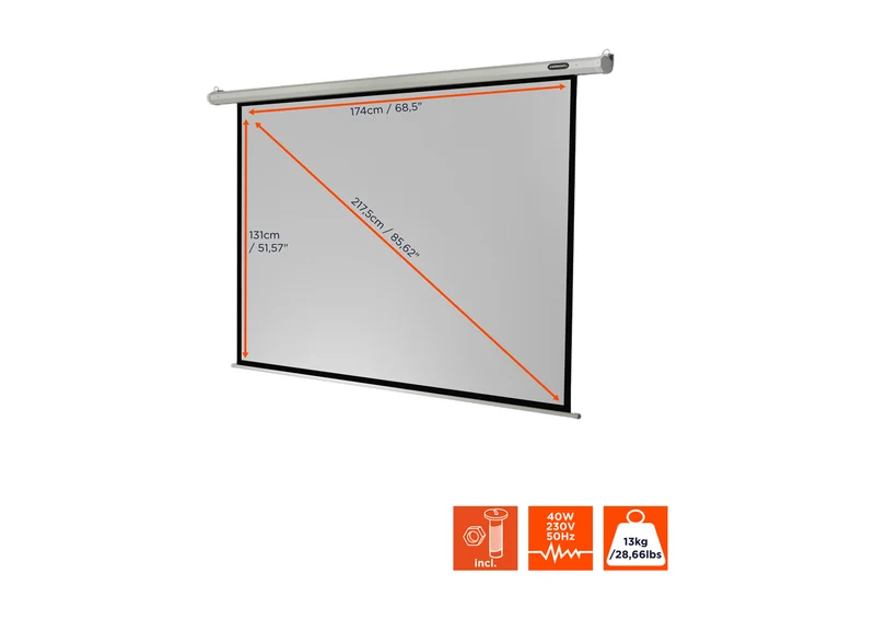 celexon Leinwand Motor Economy