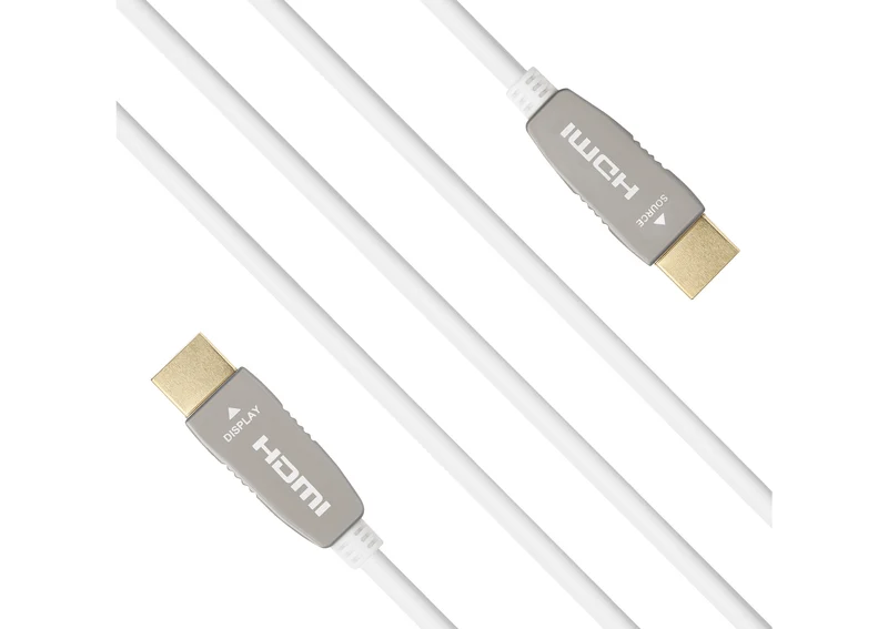 celexon UHD Optical Fibre HDMI 2.0b Active Kabel, weiß