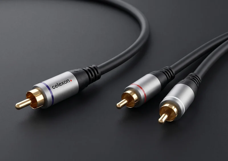 celexon Cinch auf 2x Cinch Audiokabel - Professional Line