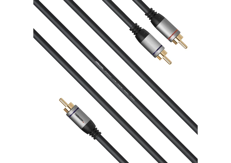 celexon Cinch auf 2x Cinch Audiokabel - Professional Line