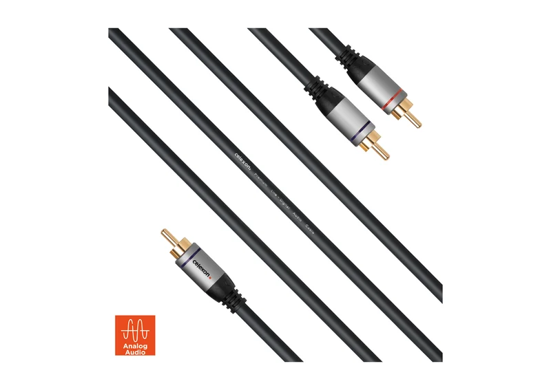 celexon Cinch auf 2x Cinch Audiokabel - Professional Line