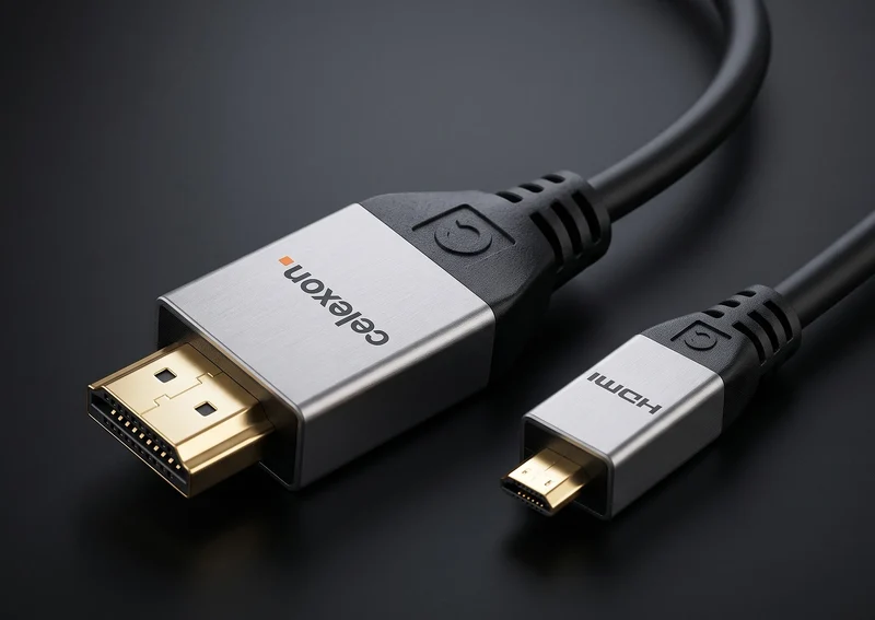 celexon HDMI auf Micro HDMI Kabel mit Ethernet - 2.0a/b 4K - Professional Line