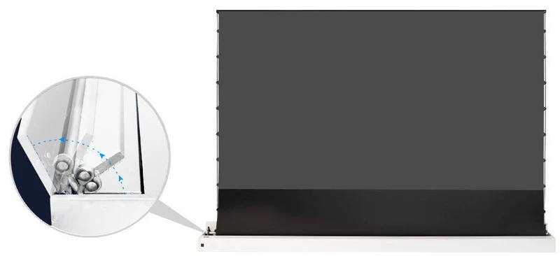 celexon CLR UST Kontrastleinwand II Plus 177 x 99cm - 80" weisse Bodenleinwand