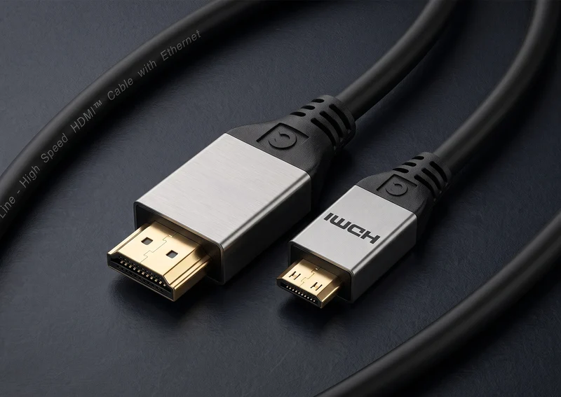 celexon HDMI auf Mini HDMI Kabel mit Ethernet - 2.0a/b 4K - Professional Line