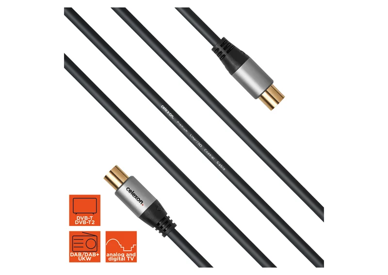 celexon IEC TV Antennenkabel - Professional Line