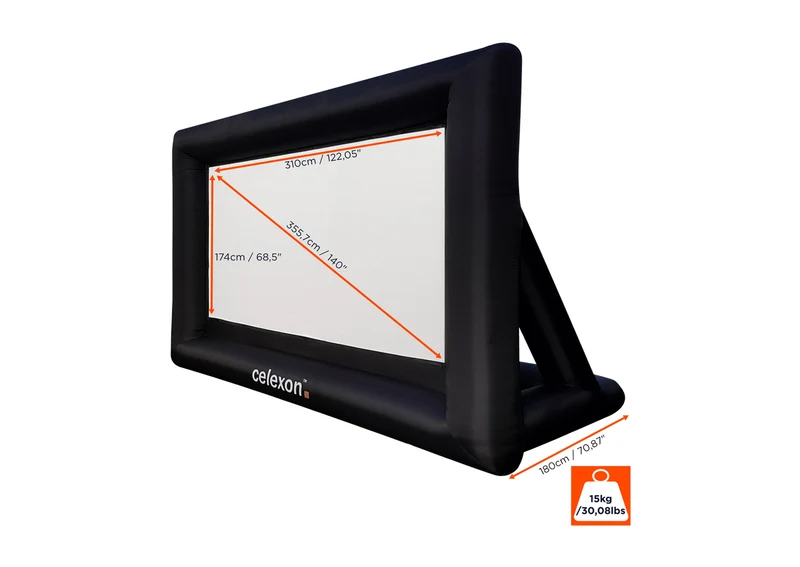 celexon aufblasbare Outdoor-Leinwand INF200