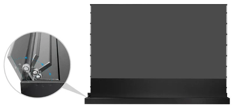 celexon CLR UST Kontrastleinwand II Plus 177 x 99cm - 80" schwarze Bodenleinwand
