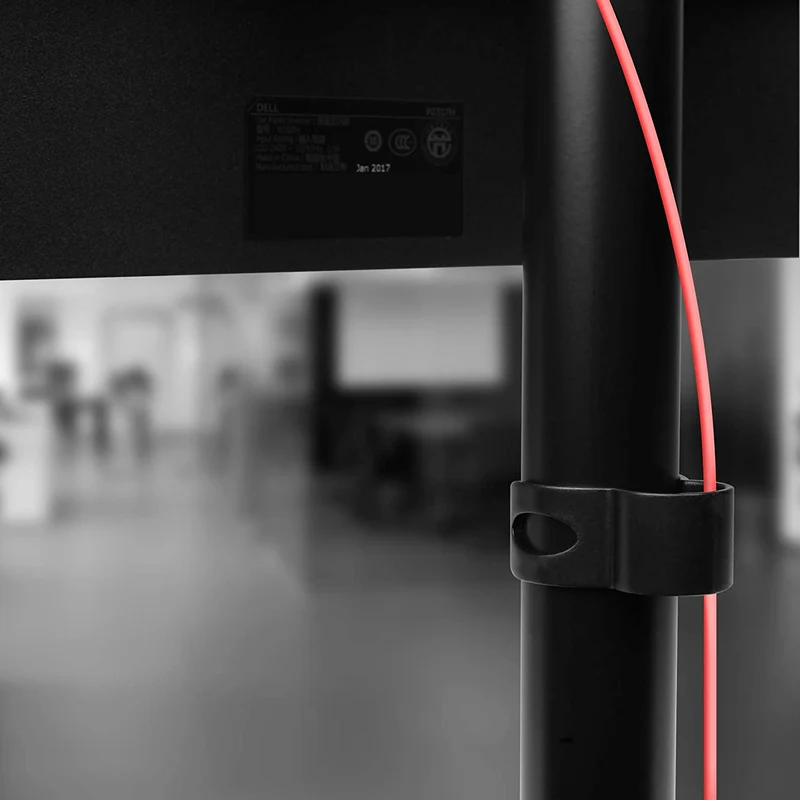 Duronic DM15V2 Monitorständer | Doppel-PC-Tischhalterung | Für Zwei 13-32 Zoll Bildschirme | Einstellbar | | VESA 75/100 | 8 kg pro Bildschirm | -15 °/+15 ° Neigung
