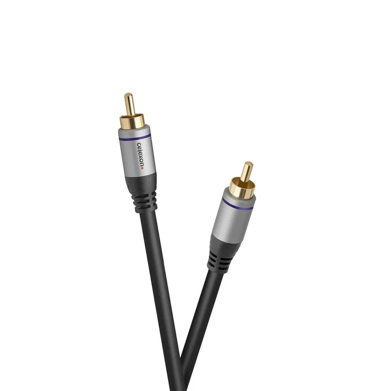 celexon Cinch Professional - 5m Digital Audio Kabel in Schwarz