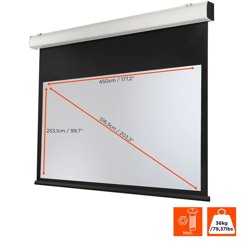 celexon Motor Expert XL 450 x 253cm - 203" Motorleinwand