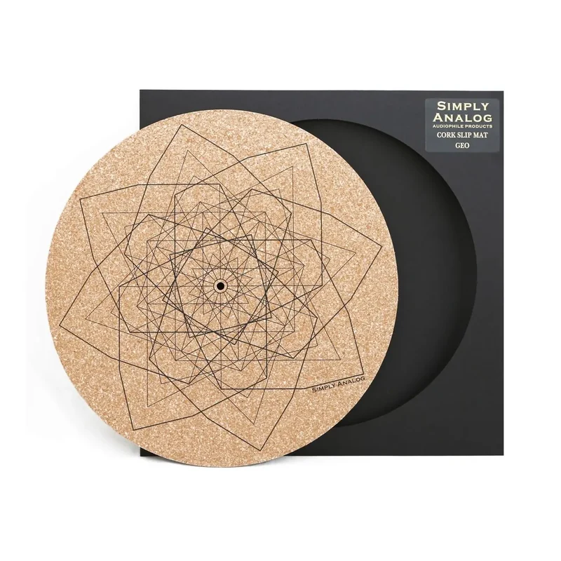 Simply Analog Cork Slipmat Geo