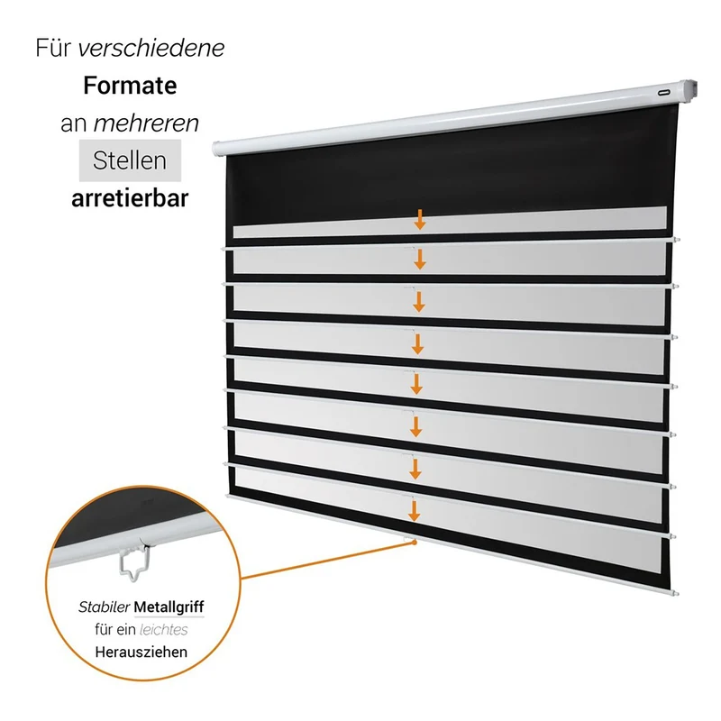 CELEXON Leinwand Rollo Economy 240x135