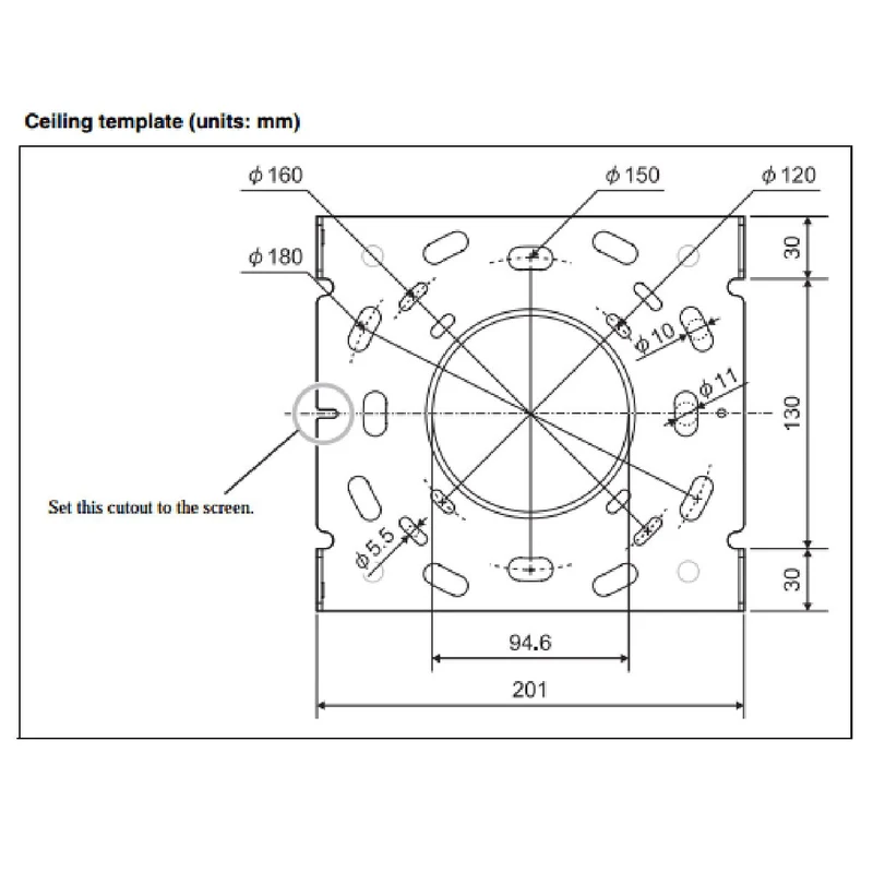 Epson Deckenhalterung ELPMB30